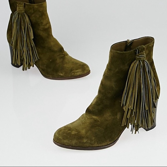 Christian Louboutin Fringe Boho Booties - Picture 3 of 12